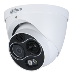 TPC-DF1241-TB2F2-DW-S2-M - Telecamera biottica termografica, serie Eureka con tecnologia WizSense, risoluzione 4MP (ottica) / 256×192 (termica), ottica 2mm (ottica) / 2mm (termica), rilevazione su allarme temperatura (0.5-2.5mt), IR 30mt, PoE - Dahua