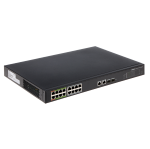LR2218-16ET-240-V2 : Switch ePoE 8 porte 10-100 ePoE / 8 porte 10-100 PoE+ / 2 porte 10-100-1000 di rilancio / 2 porta fibra SFP, managed, potenza max. 240W, Hi-PoE sulle porte nr. 1 e 2 - Dahua 