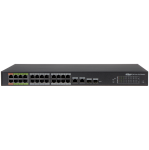 LR2226-24ET-360-V2 - Switch ePoE 8 porte 10-100 ePoE / 16 porte 10-100 PoE+ / 2 porte LAN o SFP (combo) 10-100-1000 Mbps di rilancio, managed, potenza max. 360W, Hi-PoE sulle porte nr. 1 e 2 - Dahua