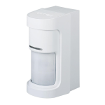 WXS-RDAM-X5 - Rivelatore doppia tecnologia 4 PIR (2Dx+2Sx) + Microonda per esterno con antimascheramento a basso assorbimento,  rilevazione 180° portata 12mt - Optex