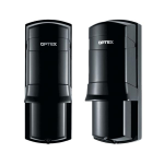 AX-100TF - Barriera a raggi infrarossi cablata con selezione canale, LED di allineamento, portata 30 mt in esterno (60 mt in interno) - Optex