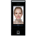 ASI7214X - Lettore per controllo accessi standalone da esterno IP65 con riconoscimento facciale, lettore di impronte digitali e tessere Mifare 13.56Mhz, schermo touch 7" - Dahua