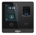ASI1212F-D - Lettore per controllo accessi standalone (non compatibile con DSS) da interno, display LCD, password, lettore impronte e tessere Mifare da 125 Khz, 1 uscita TTL per sirena e allarme - Dahua