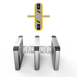 ASGB622K-D - Barriera di controllo accessi con motore brushless, 12 paia di sensori IR, ante acrilico o metallo personalizzabili, da esterno - Motori e porte su entrambi i lati, 2 reader, pred.2 terminali controllo accessi con Face Recognition - Dahua