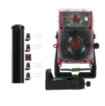 NEWTONPLUS4050 Cias - Set 4 ottiche ibride 50 m, circuito di elaborazione, termostato, riscaldatore, strumento audio visivo incorporato, 4 canali (per la protezione di tratta necessitano 2 set).