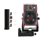 NEWTONPLUS3050 Cias - Set 3 ottiche ibrideÂ 50 m, circuito di elaborazione, termostato, riscaldatore, strumento audio visivo incorporato, 4 canali (per la protezione di tratta necessitano 2 set)