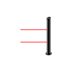 MANA IR 10100 2T - Colonna terminale con range da 1 a 100 metri composta da 2 raggi TX doppia ottica, H 100 cm, alimentatore 230V incluso - Politec
