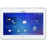 VTH5241DW-S2 - Postazione interna IP con display LCD 10" touch screen capacitivo, Wi-Fi, montaggio a parete, slot per microSD, alimentazione 12Vdc o PoE, sistema operativo Linux, colore bianco - Dahua