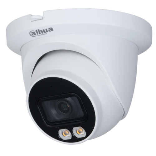 Telecamera IP Dahua Dome ottica fissa Full-Color serie Lite AI WizSense