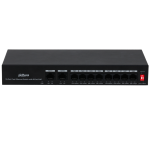 PFS3010-8ET-65 - Switch 8 porte PoE+ 10-100 Mbps / 2 porte 10-100 Mbps di rilancio, unmanaged, potenza max. 36W, funzionalità WatchDog, supporta finzionalità Long Distance fino a 250mt - Dahua