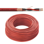 FRHRR-2050 - Cavo 2 x 0,50 guaina LSZH  ROSSO schermato FTE29OHM16 (PH120) per sistemi di rivelazione incendio a norma UNI 9795 - 2013 - CEI EN 50200 (PH120), CEI 20-105V2 - Diametro  esterno 6,70 mm  - Beta Cavi