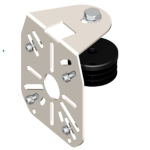 AM2945FB Unistab - SUPPORTO PER 1 / 3 TELECAMERE PER TESTA PALO ROTONDO diam. 45 MM - BIANCO