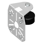 AM2960FZ Unistab - SUPPORTO PER 1 / 3 TELECAMERE PER TESTA PALO ROTONDO diam. 60 MM - ZINCATO