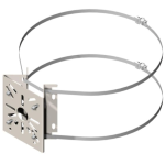 AM2956Z : supp. telecamera ZINCATO palo d. 80-300mm collari inox - Unistab