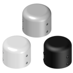 AM6075Z : raccordo uscita cavi ZINCATO per testa palo d. 45-70mm - Unistab