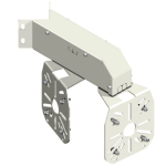 AV2903FB Unistab - SUPPORTO ANGOLO/PARETE PER 2 TELECAMERE CON VANO CONNESSIONI. - BIANCO