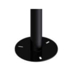 PF1560FM Unistab - Pali Pf Diametro da 60 mm H 1,5 Mt - Con Base Diametro da 220 mm - Nero