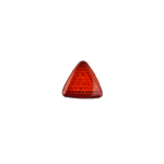 TRIADE-CALOTTA-LAMPEGGIANTE-ARANCIO : Calotta per lampeggiante triangolare in policarbonato colore arancio - Venitem