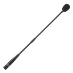MC265 : Microfono elettrete con stelo flessibile alla base; lungo 42 cm - PASO