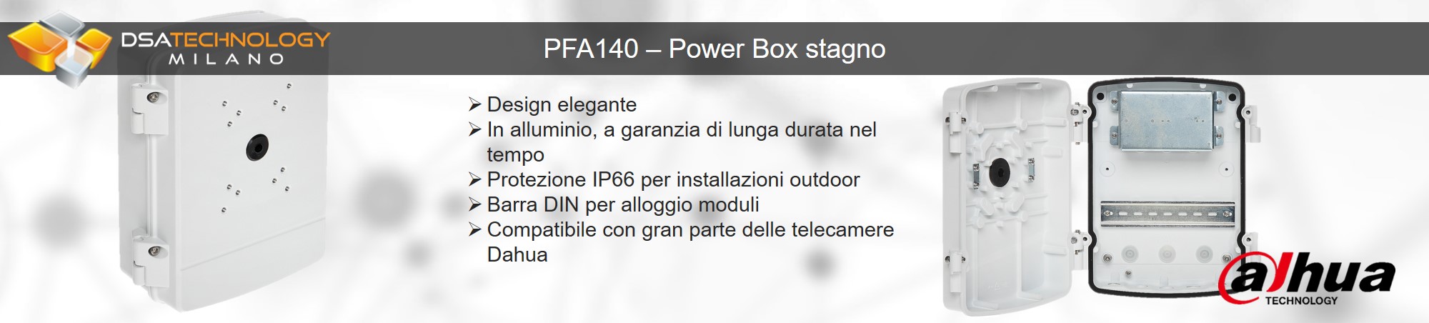 Power box a stagno per installazioni outdoor