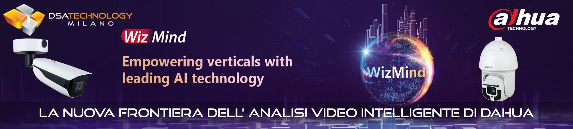 Presentazione dei sistemi di sorveglianza con analisi video intelligente prodotta da Dahua 