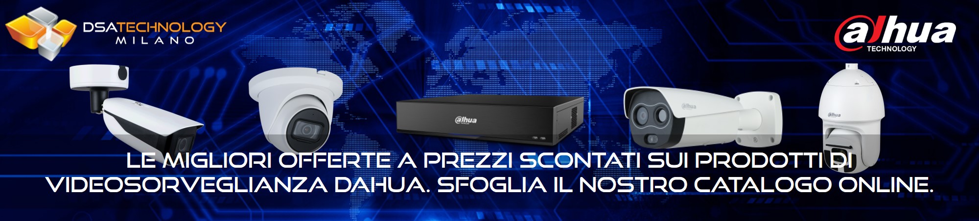 Dispositivi di telecamere per sistemi di sorveglianza marchiati Dahua