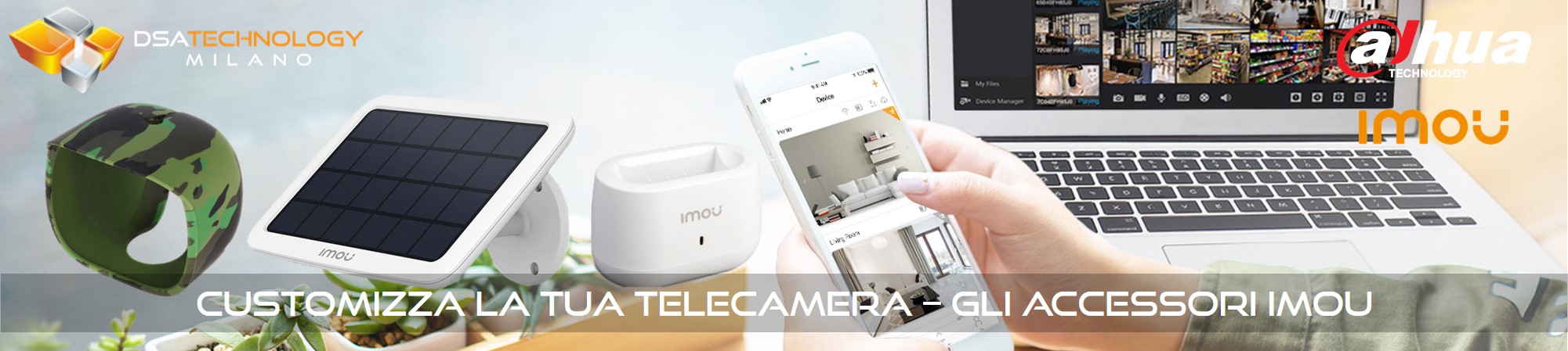 App per il controllo e la personalizzazione di sistemi Imou