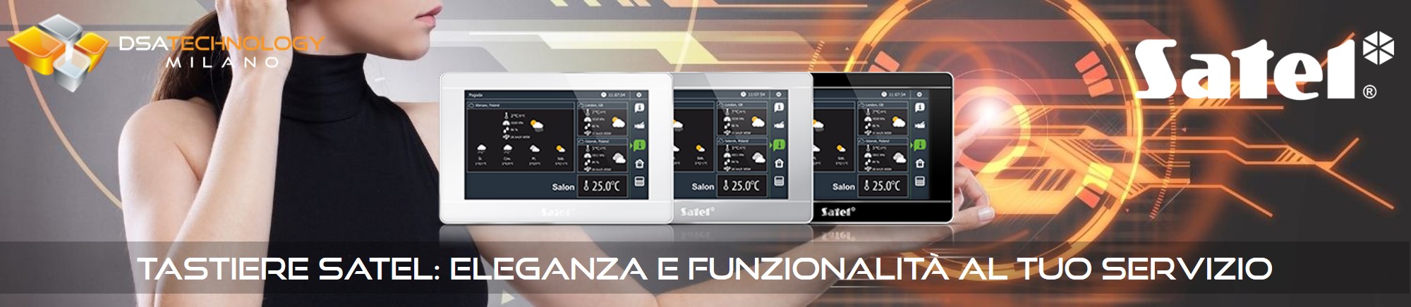 Tablet di controllo per impianti Satel