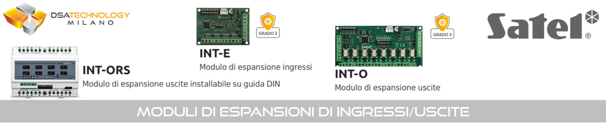 Moduli di espansione in e out 