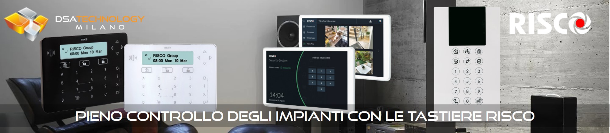 Combinatori telefonici per il cotrollo degli impianti Risco