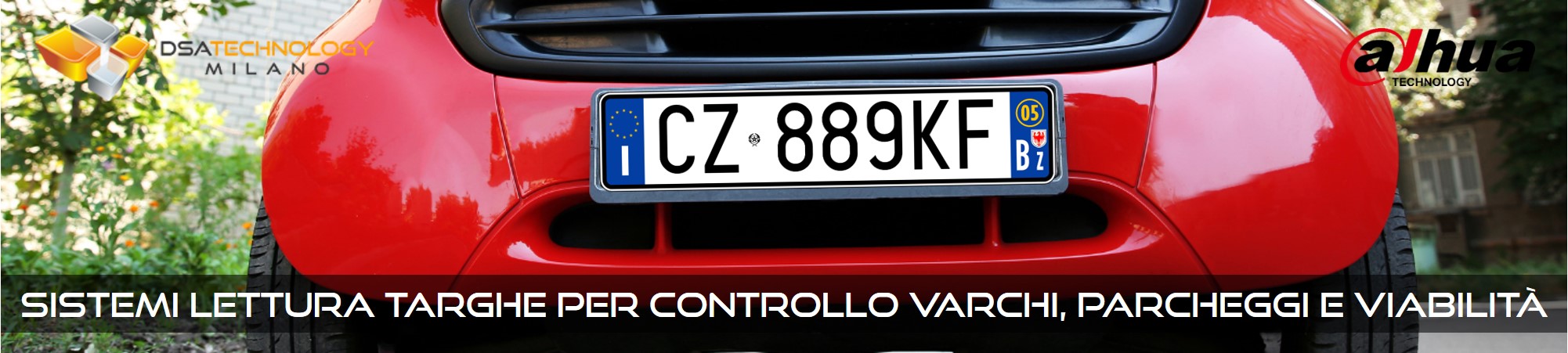 Dispositivi per la lettura di targhe automobilistiche