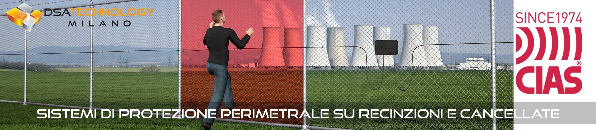 Sistemi per la protezione di recinzioni e cancellate