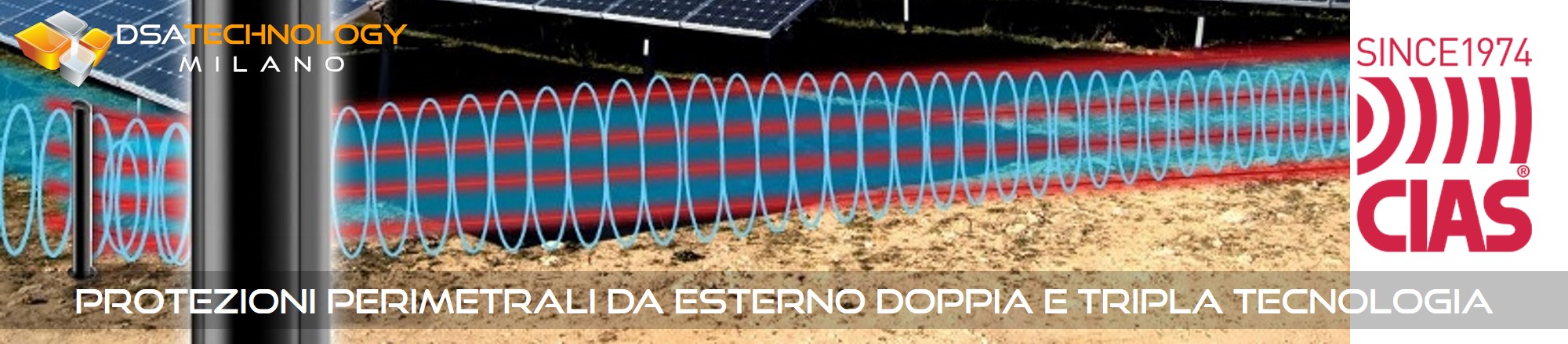 Dispositivi per la protezione perimetrale da esterno con tripla tecnologia