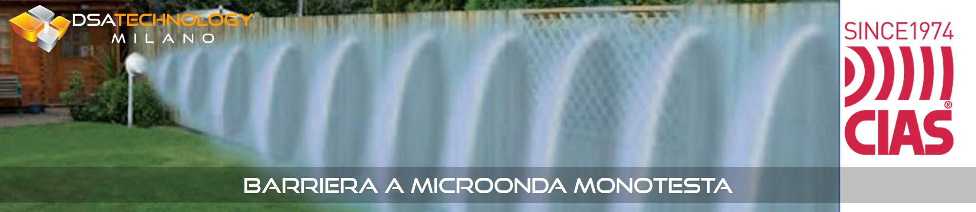 Barriera con monotesta a microonda 