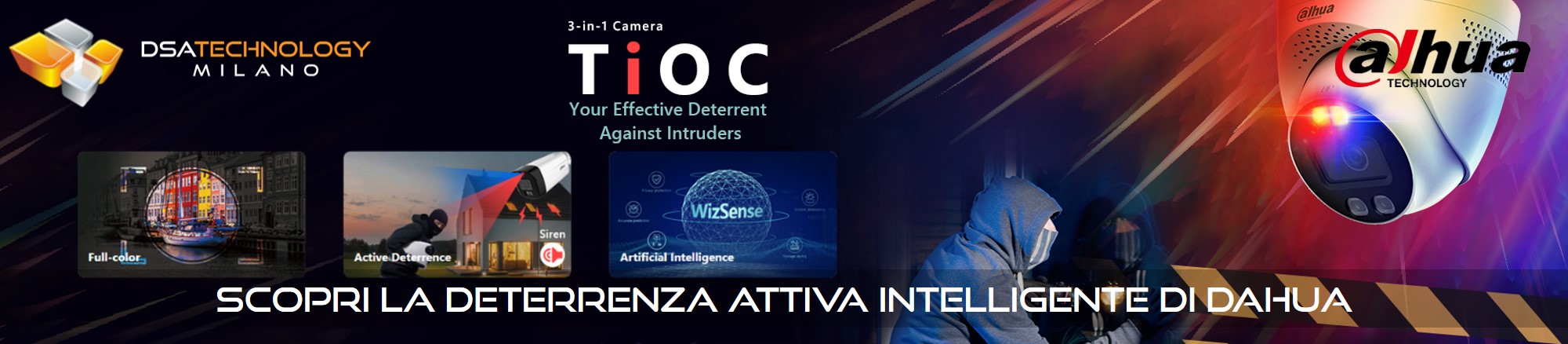 Dispositivi per la deterrenza intelligente attiva di dahua 